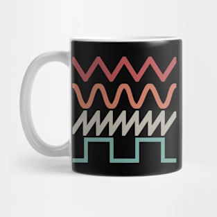 SYNTHESIZER WAVEFORMS #6 FATWAVES COLOR Mug